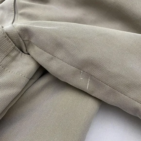 Christian Dior Monsieur Trench Coat Raincoat Mens 42L Beige Classic 80s Vintage